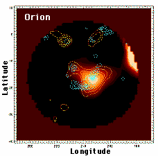 COMPTEL image of the Orion region