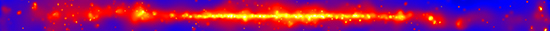 Gamma-ray image of the disk of the Milky Way