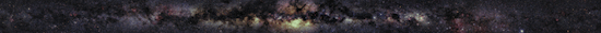 Optical image of the disk of the Milky Way