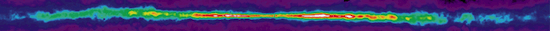 Radio image of the disk of the Milky Way